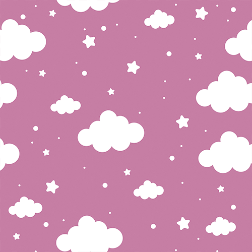 Adesivo Papel de Parede - Nuvens Infantil